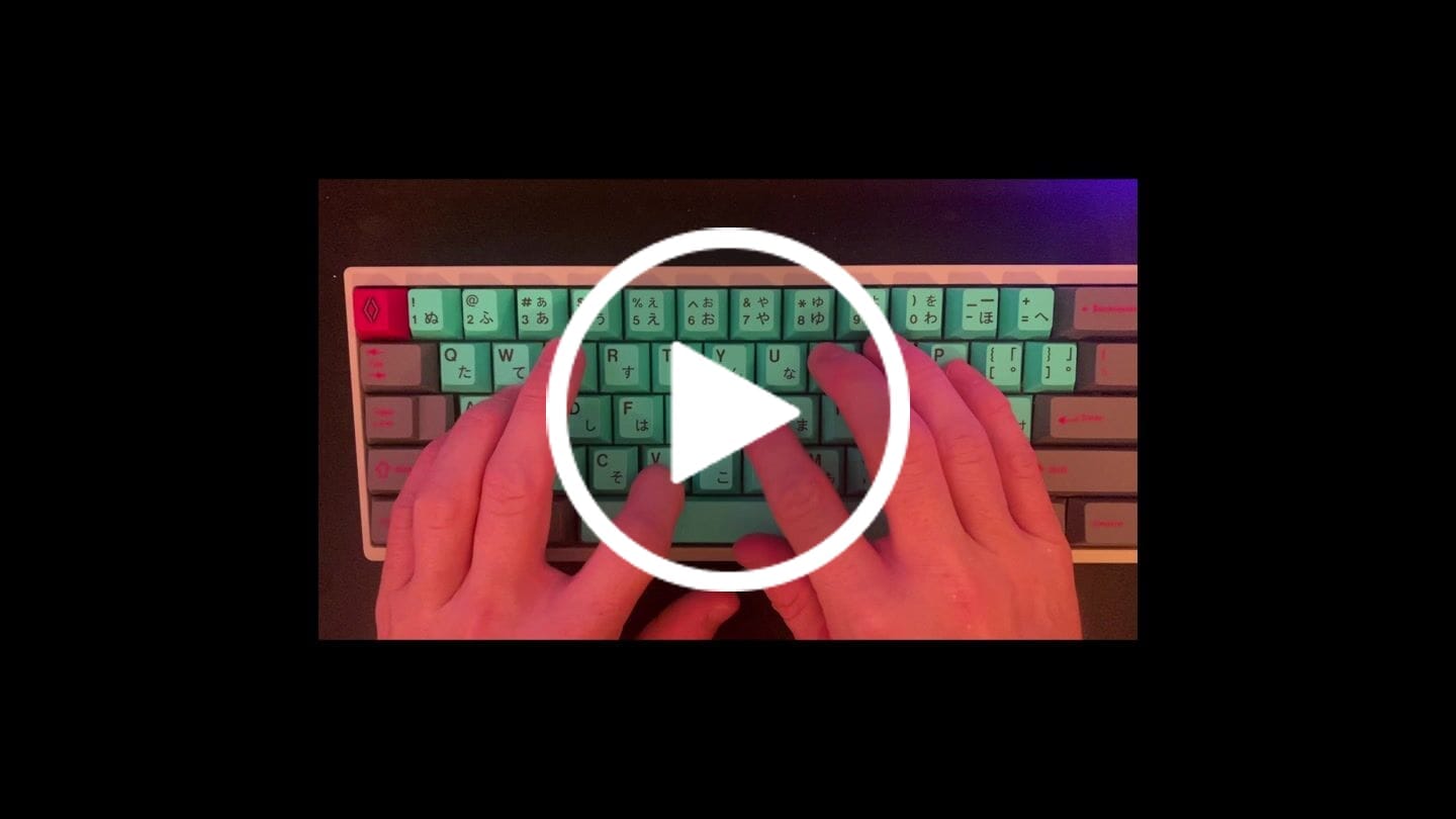 Customer video review of WINGTREE Camellia Linear Switch Factory Lubed (10PCS)