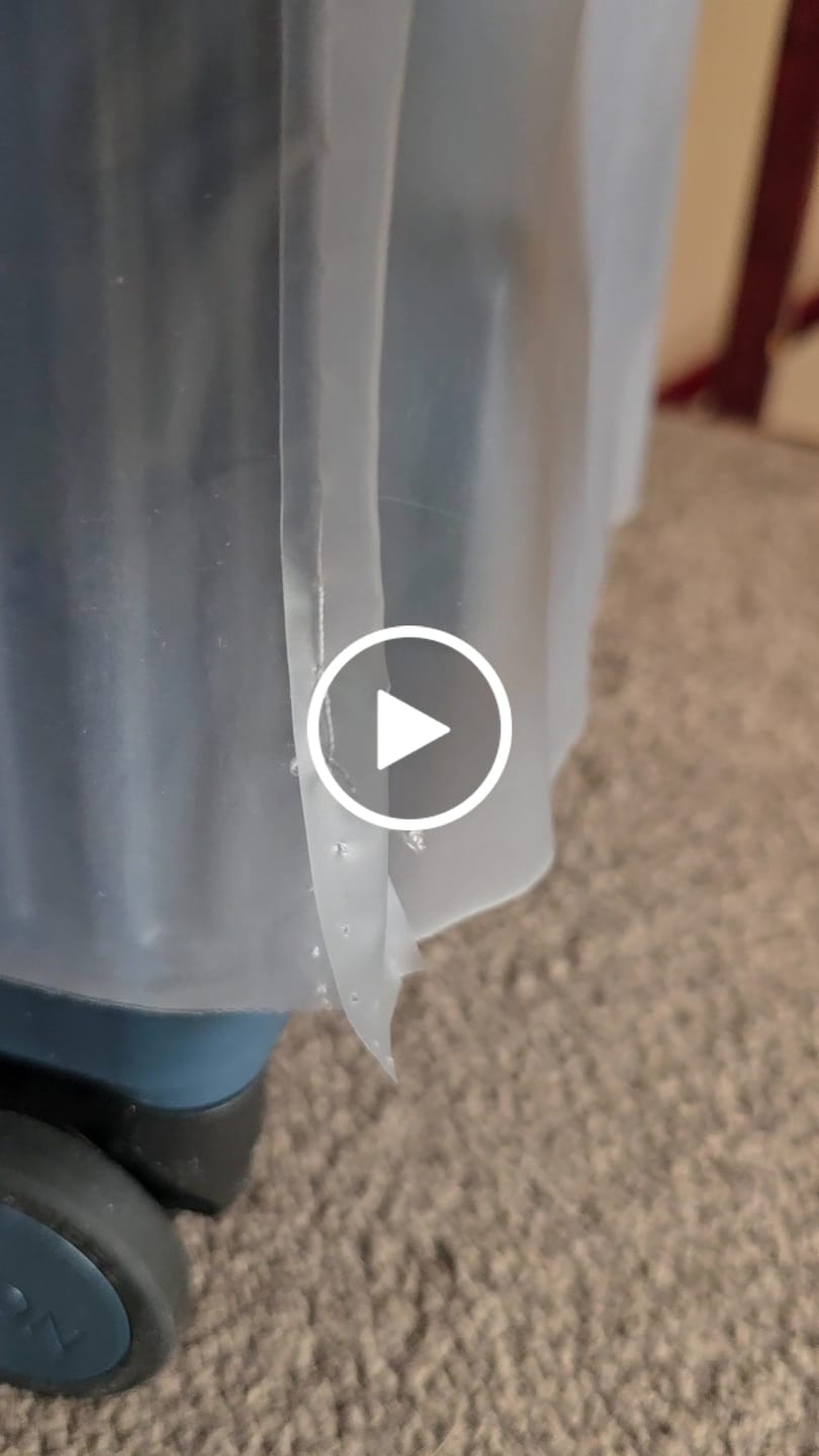 Customer video review of Luggage Cover