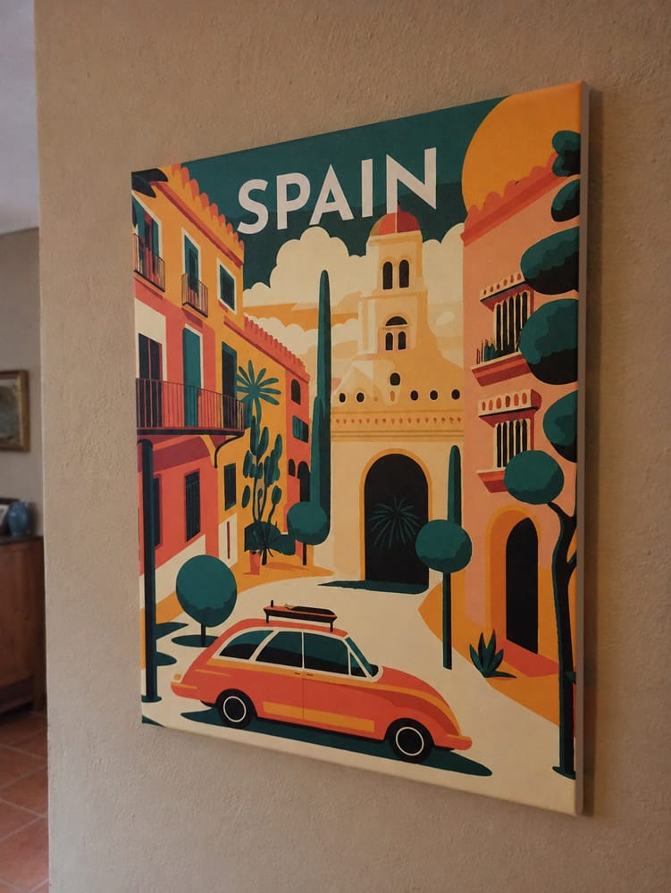 Customer photo review of Affiche Vintage Séville