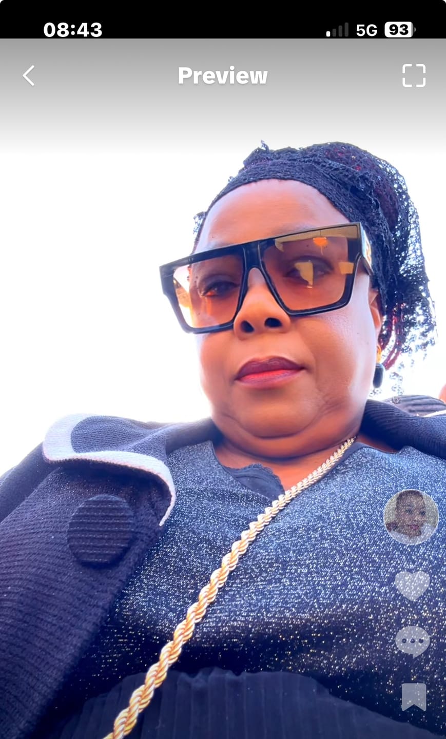 Customer photo review of Black Era Adore Gold Earrings