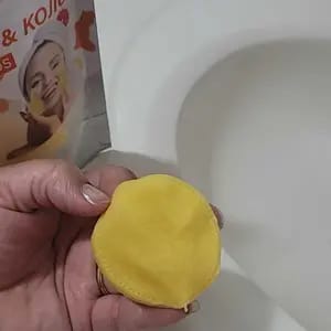 Customer photo review of Turmeric & Kojic Acid Cleansing Pads,20pcs🟡