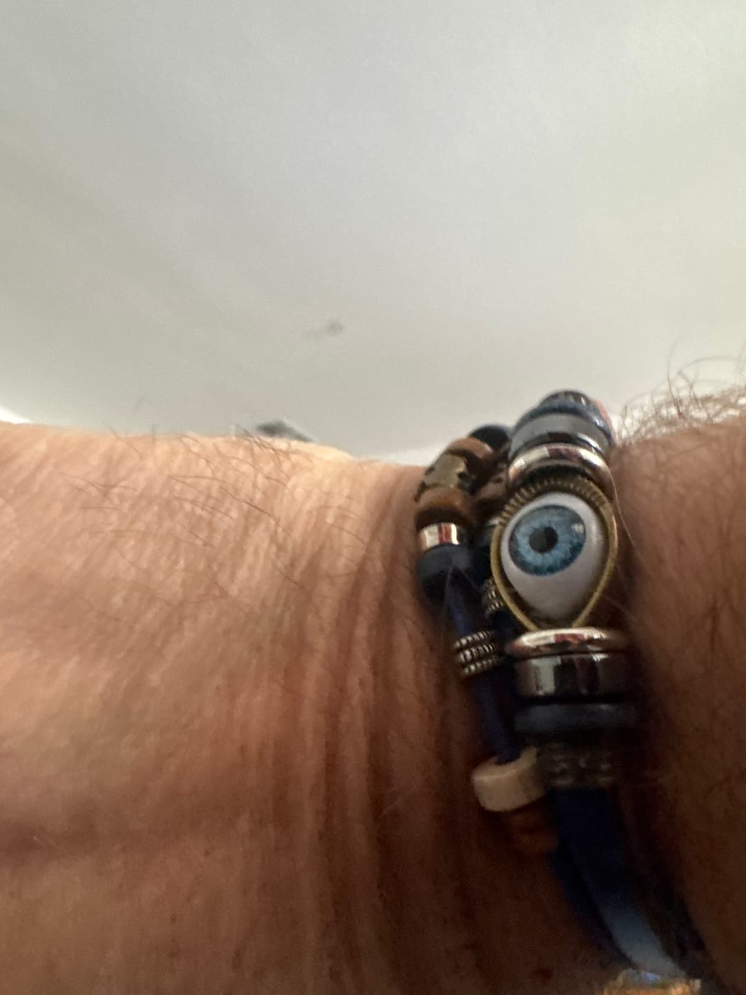 Customer photo review of Anti-jealousy Evil Eye Bracelet