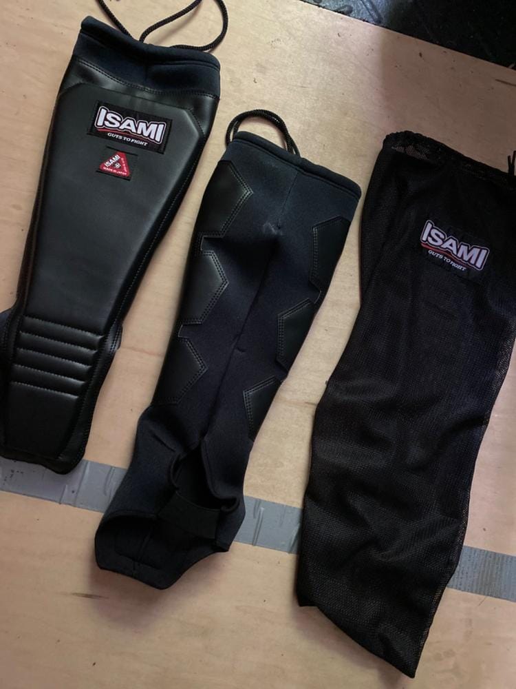 Customer photo review of Isami Wrestling Kick Pads