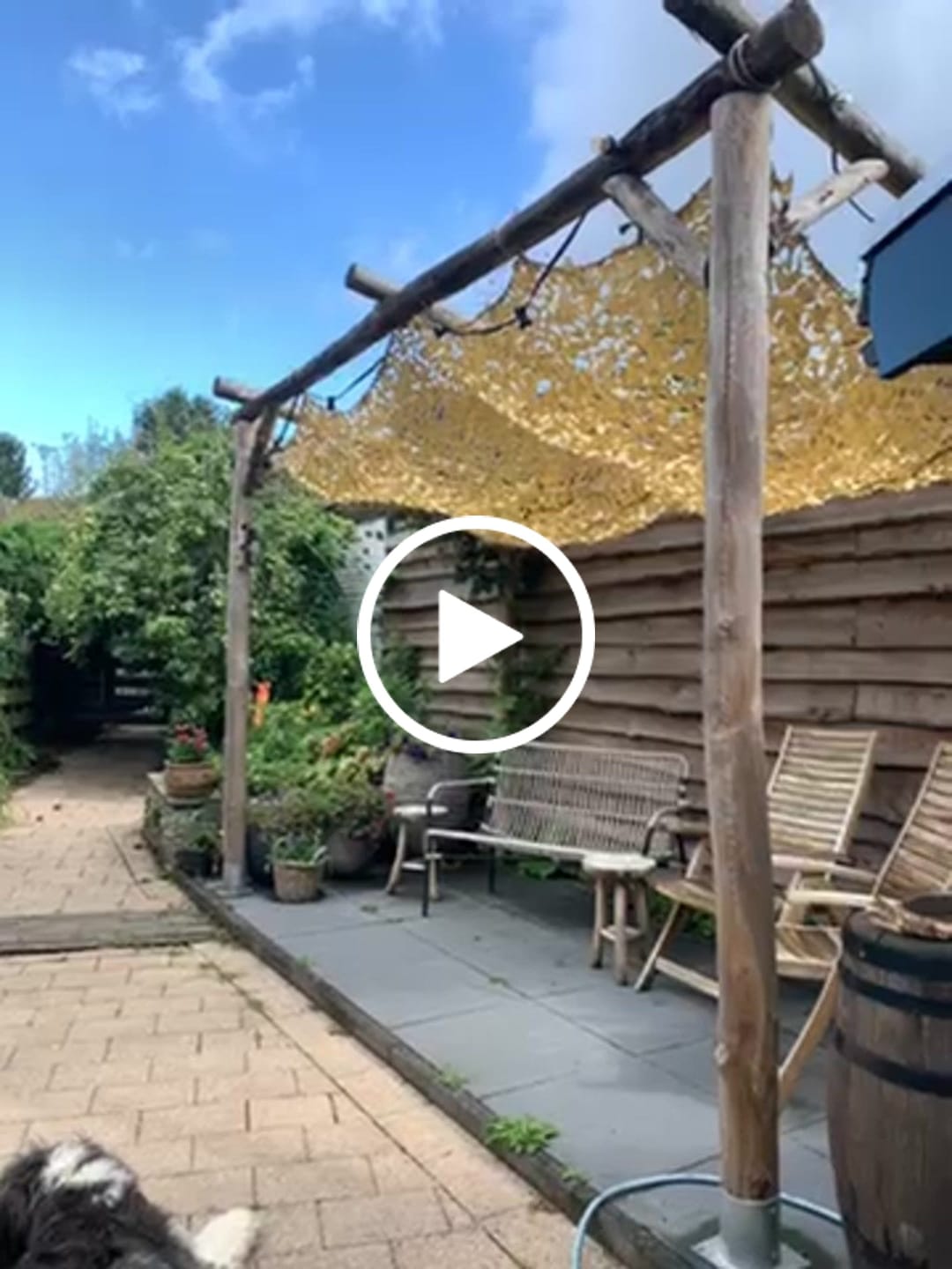 Customer video review of Beige camouflagenet