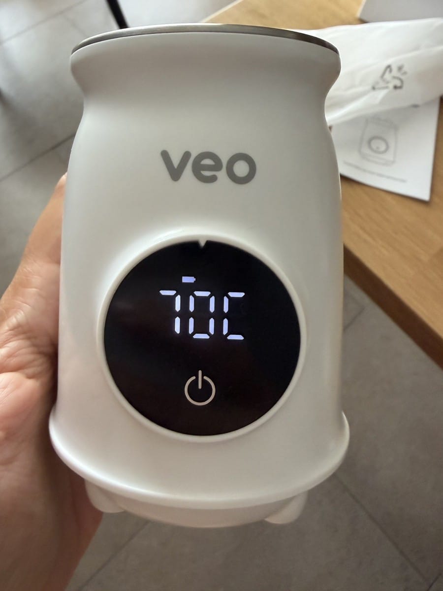 Customer photo review of VEO - Il primo scalda biberon portatile a batteria