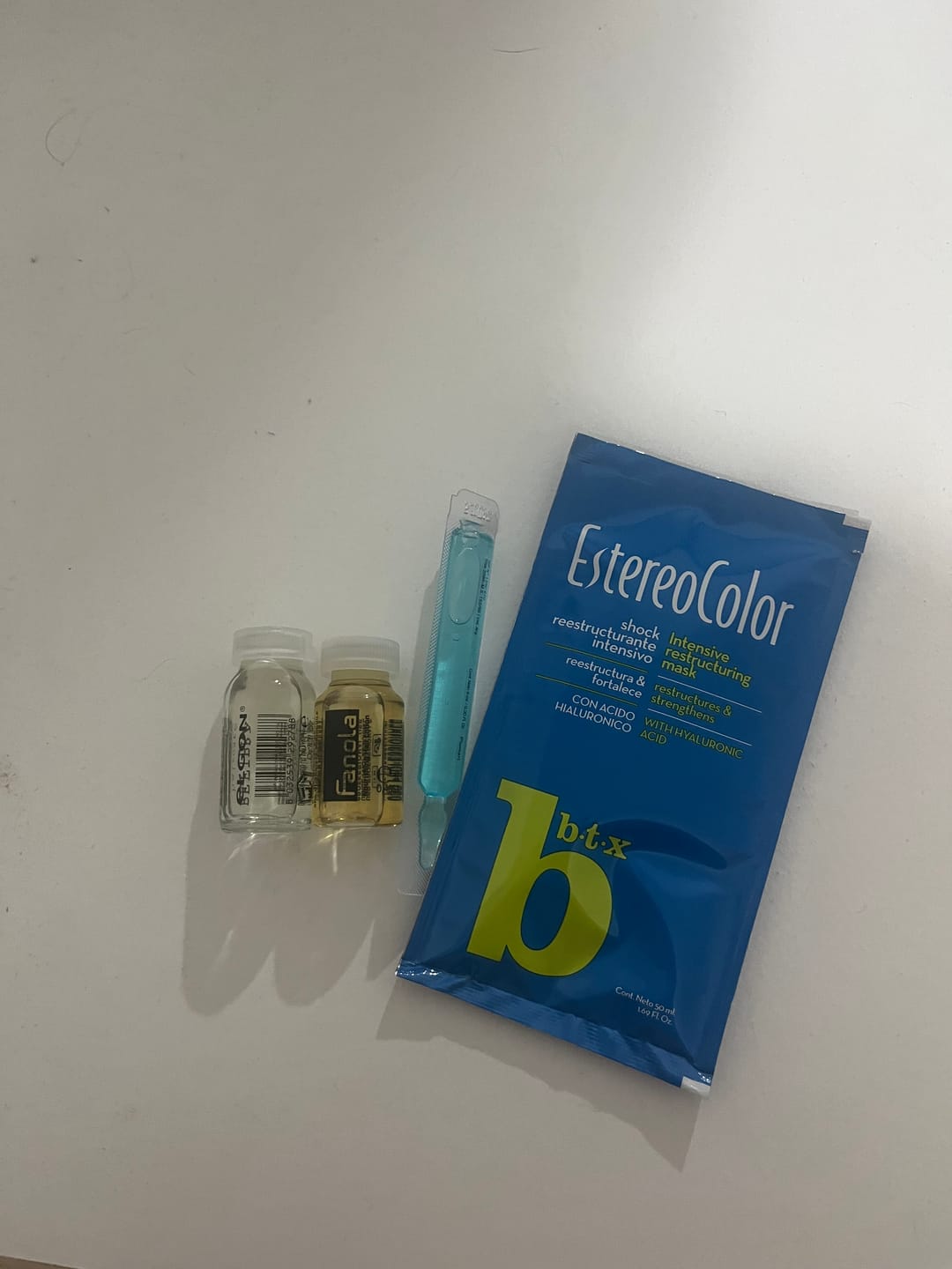 Customer photo review of Ampolla Capilar Nutritiva Reestructurante Fanola