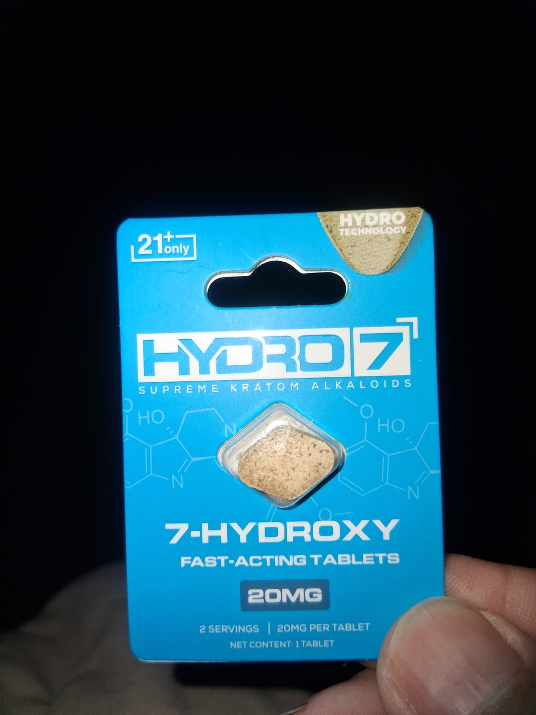 Customer photo review of 7-OH Tablet - 20MG - (1 Count)