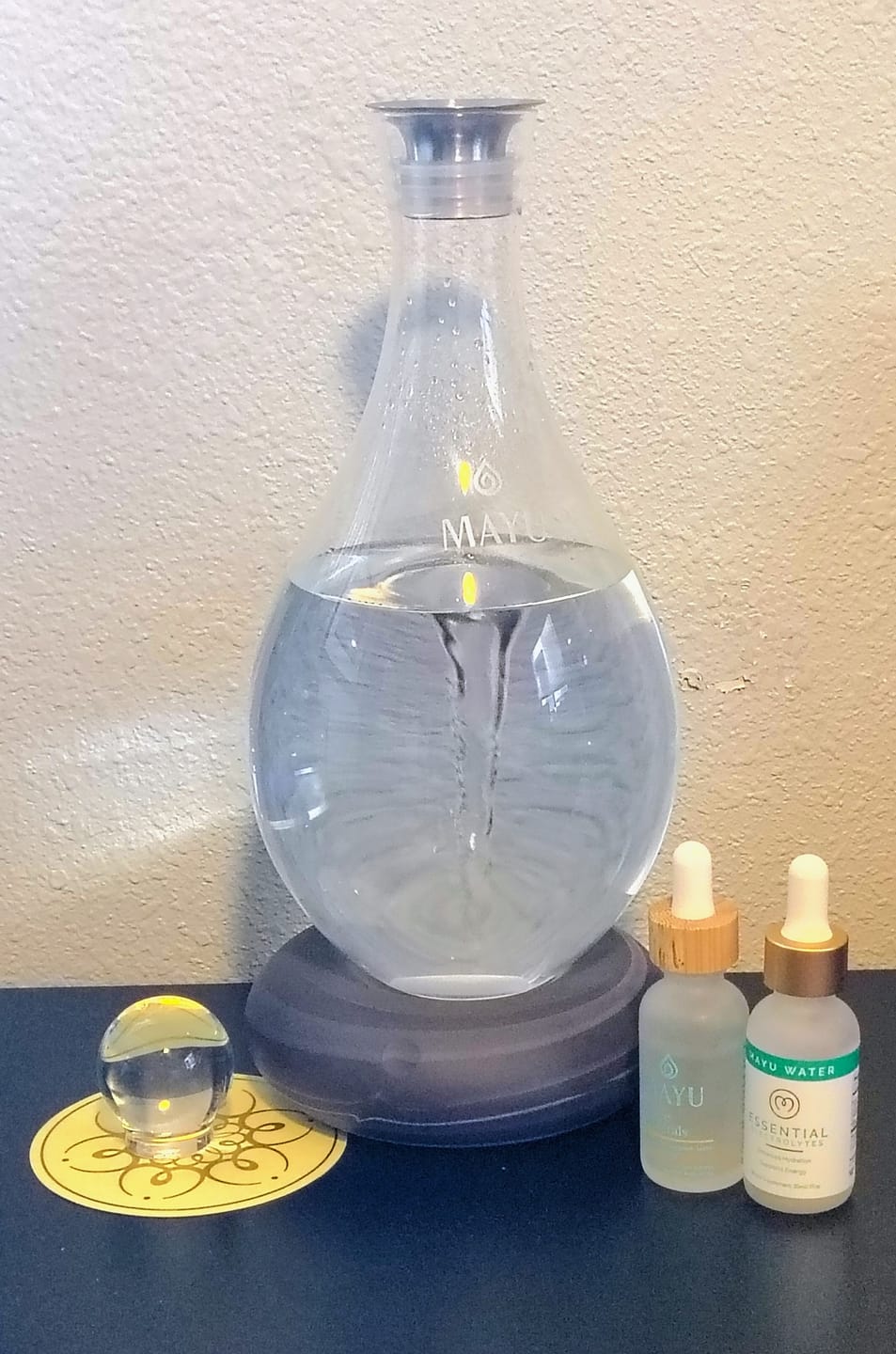Customer photo review of Swirl Glass Topper