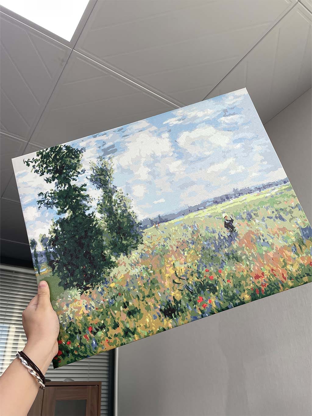 Customer photo review of Monet Champ de coquelicots