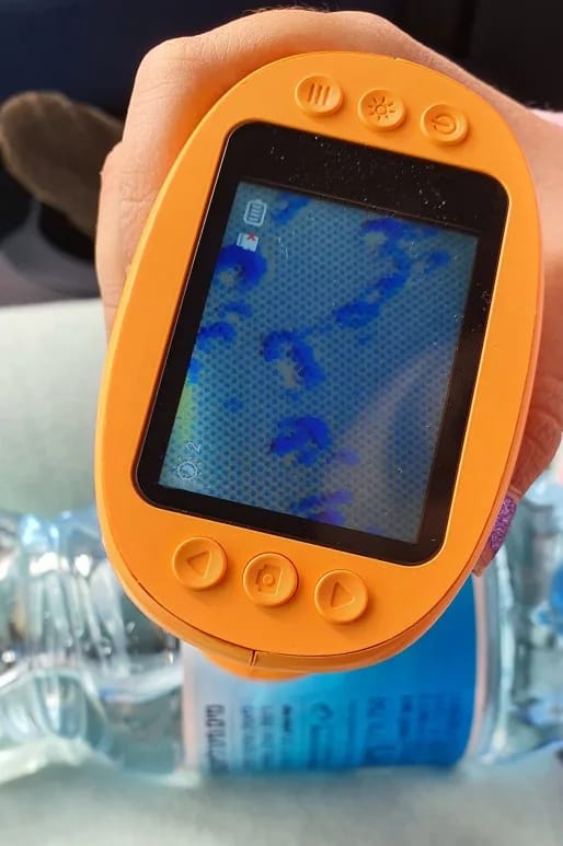 Customer photo review of Micromates Kids Microscope - 50% OFF SALE