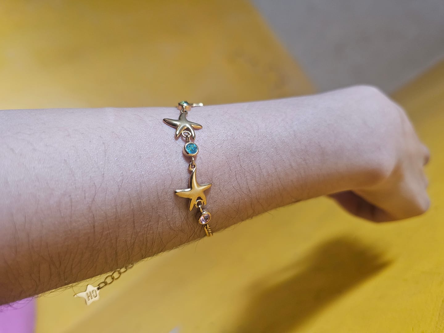 Customer photo review of Pulsera Rocalla