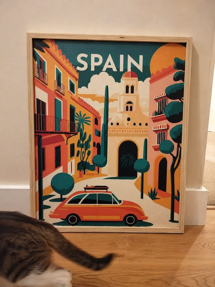 Customer photo review of Affiche Vintage Séville