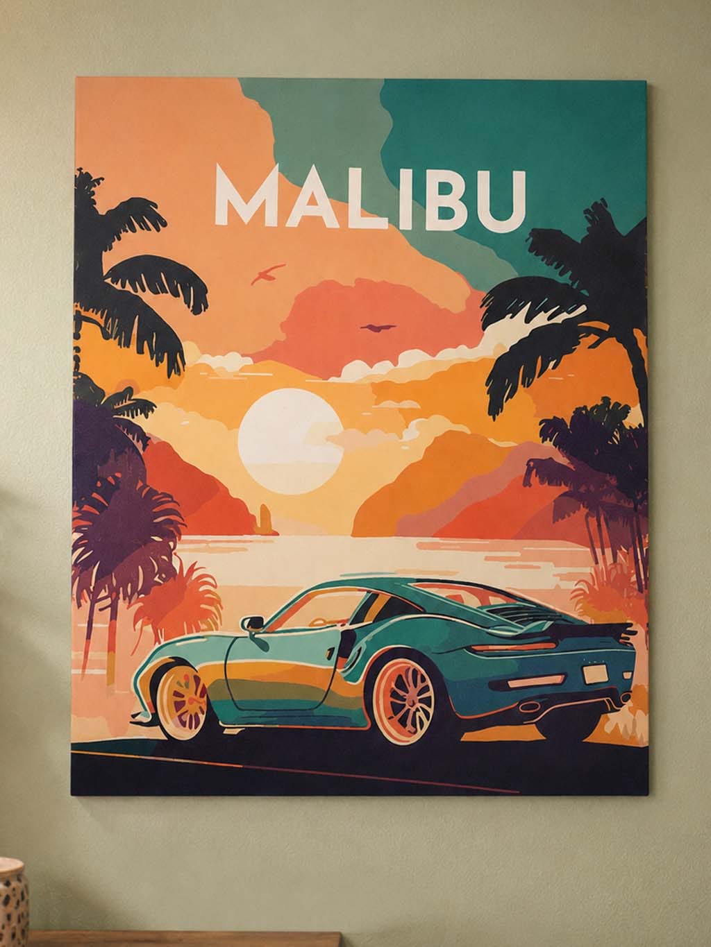 Customer photo review of Affiche Vintage Malibu