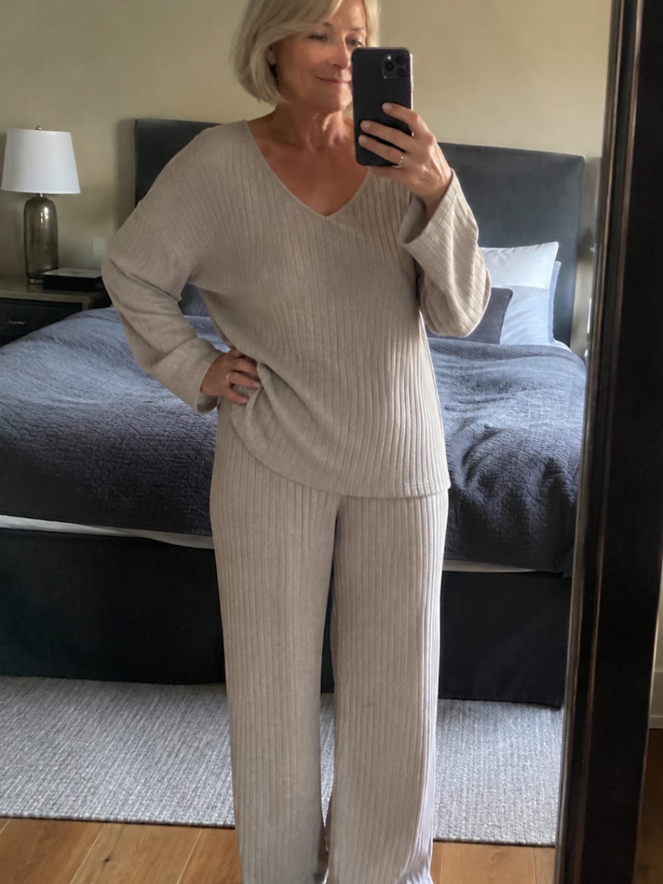 Customer photo review of The Softie Set – Ribbat tvådelat set