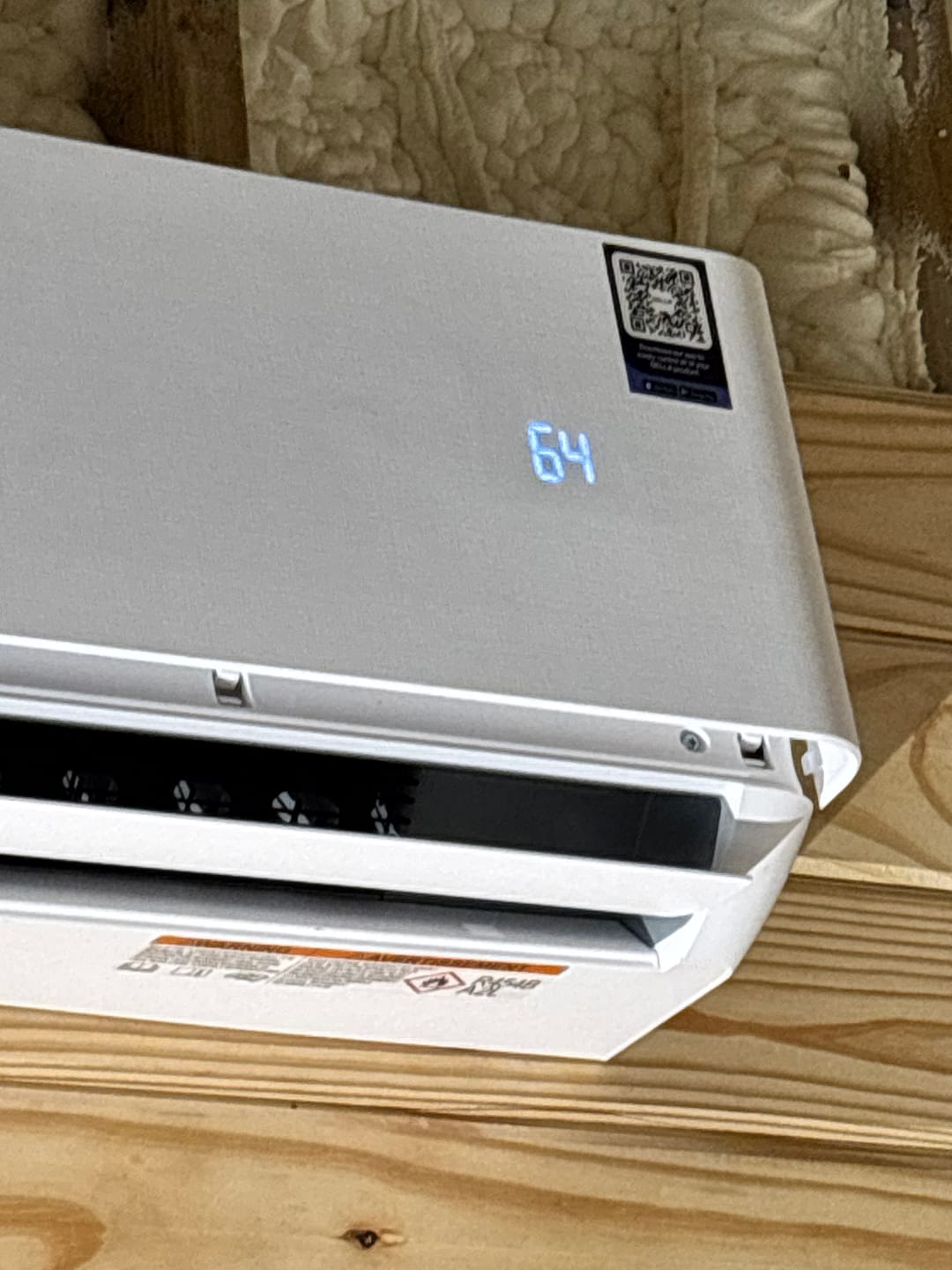 Customer photo review of DELLA Optima Series 9000 BTU 23 SEER2 Ultra Heat Mini Split AC - Up to 400 Sq.Ft.