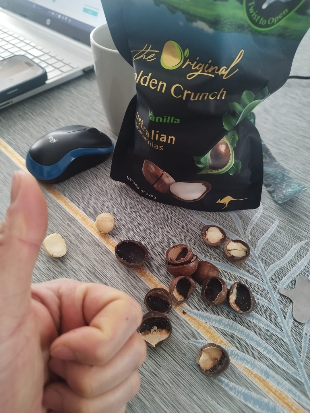 Customer photo review of Happy Nut Vanilla Macadamias | BUNDLE DEAL