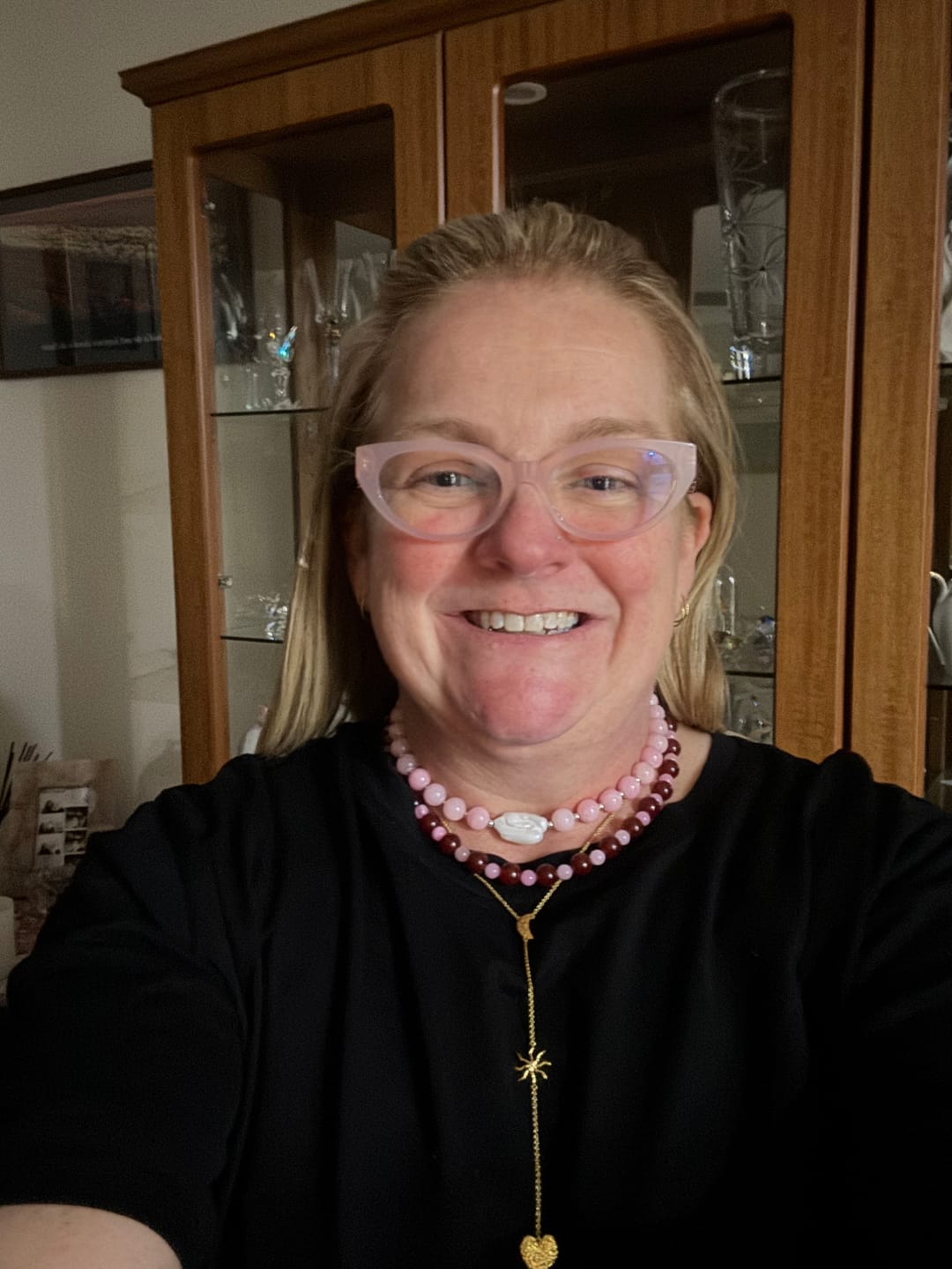 Customer photo review of Alli Drop Necklace