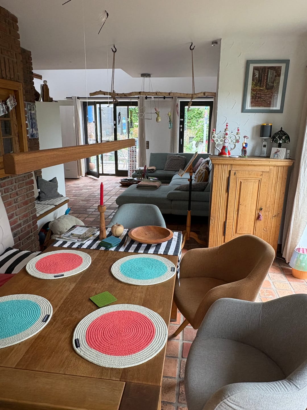 Customer photo review of Designer Pendelleuchte aus Massivholz, LED-Pendelleuchte - Tara