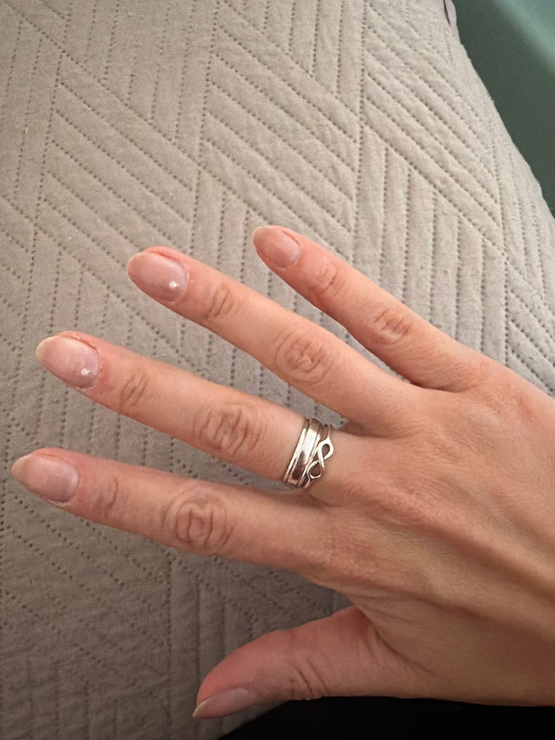 Customer photo review of Semilac Extend 5in1 815 Delicate Mocca 11ml - Builder Gel in a Bottle