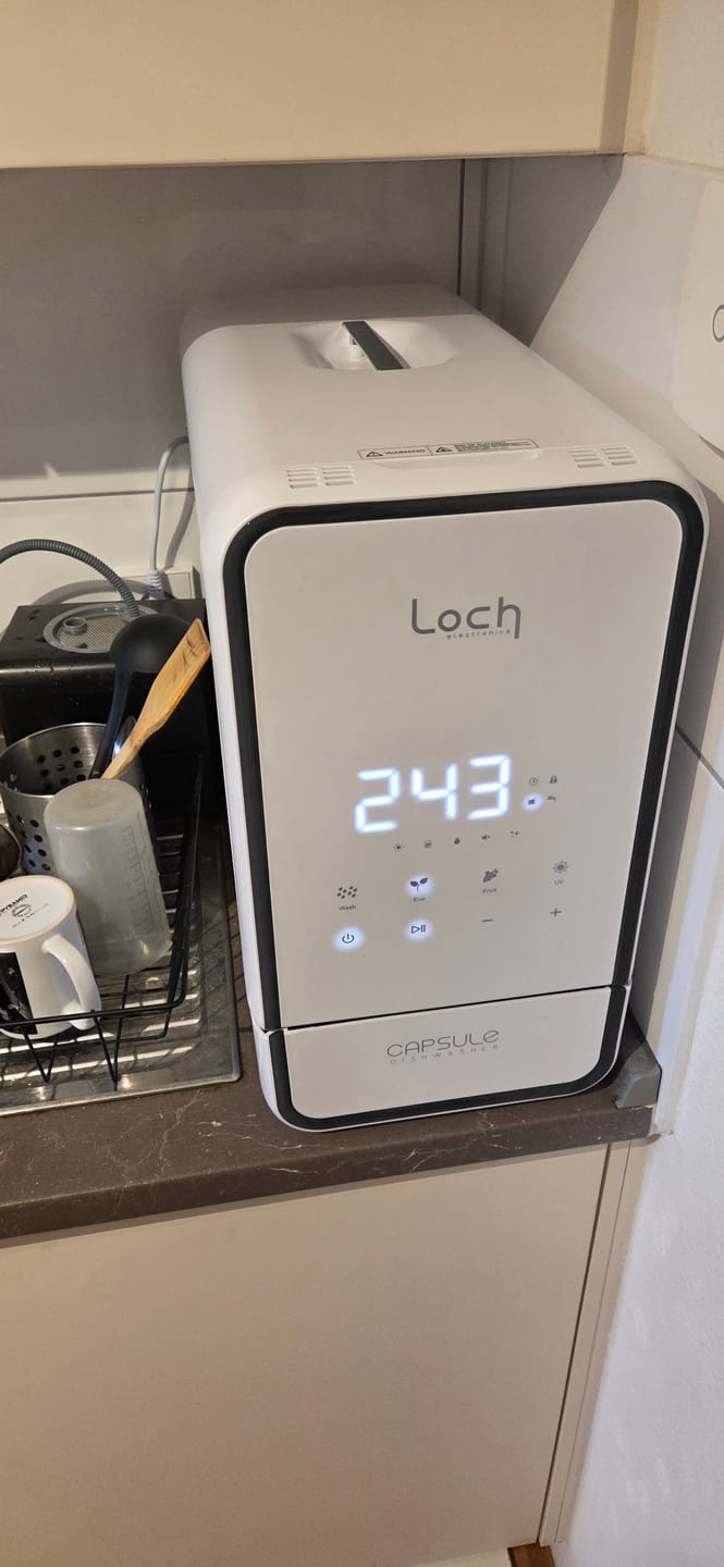 Customer photo review of Capsule Dishwasher