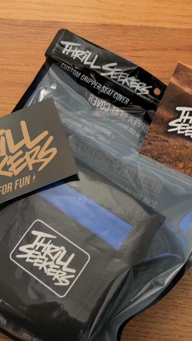Customer photo review of Custom Seat Cover: Heybike Villain