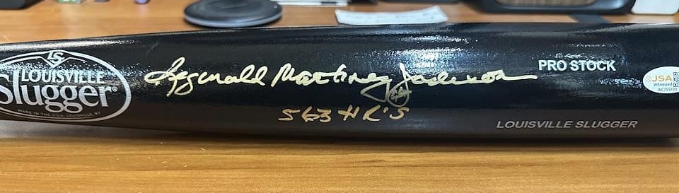 Customer photo review of Reggie Jackson Autograph Signing