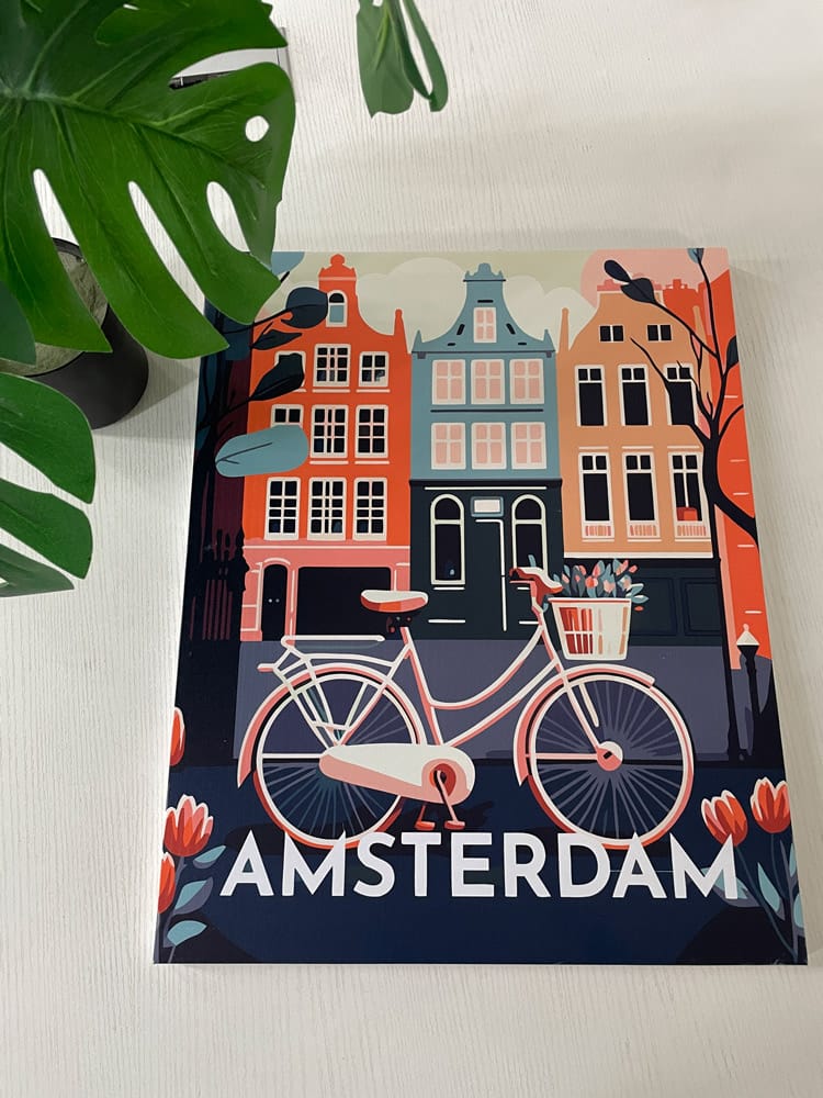 Customer photo review of Affiche Vintage Amsterdam
