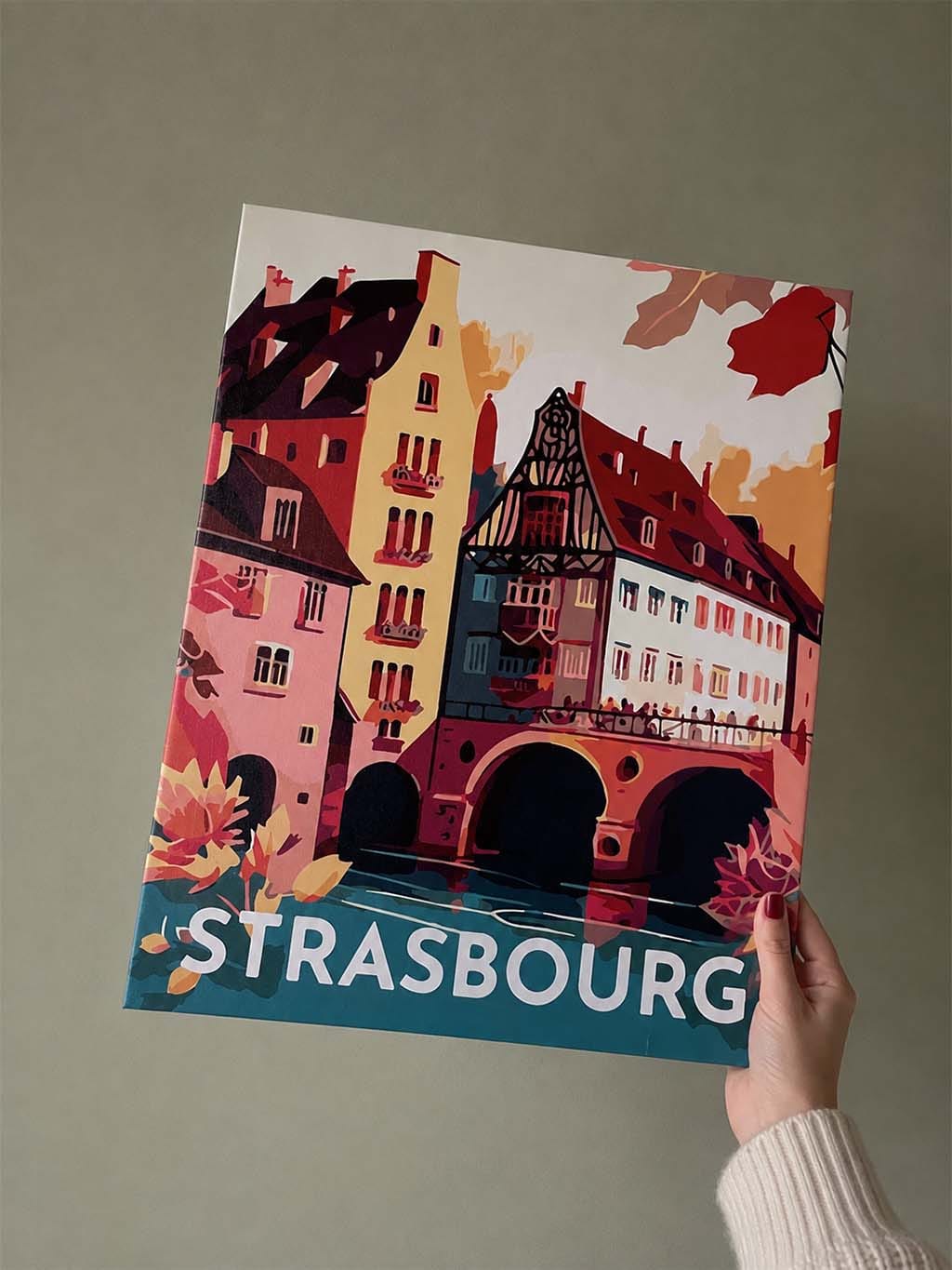 Customer photo review of Affiche Vintage Strasbourg