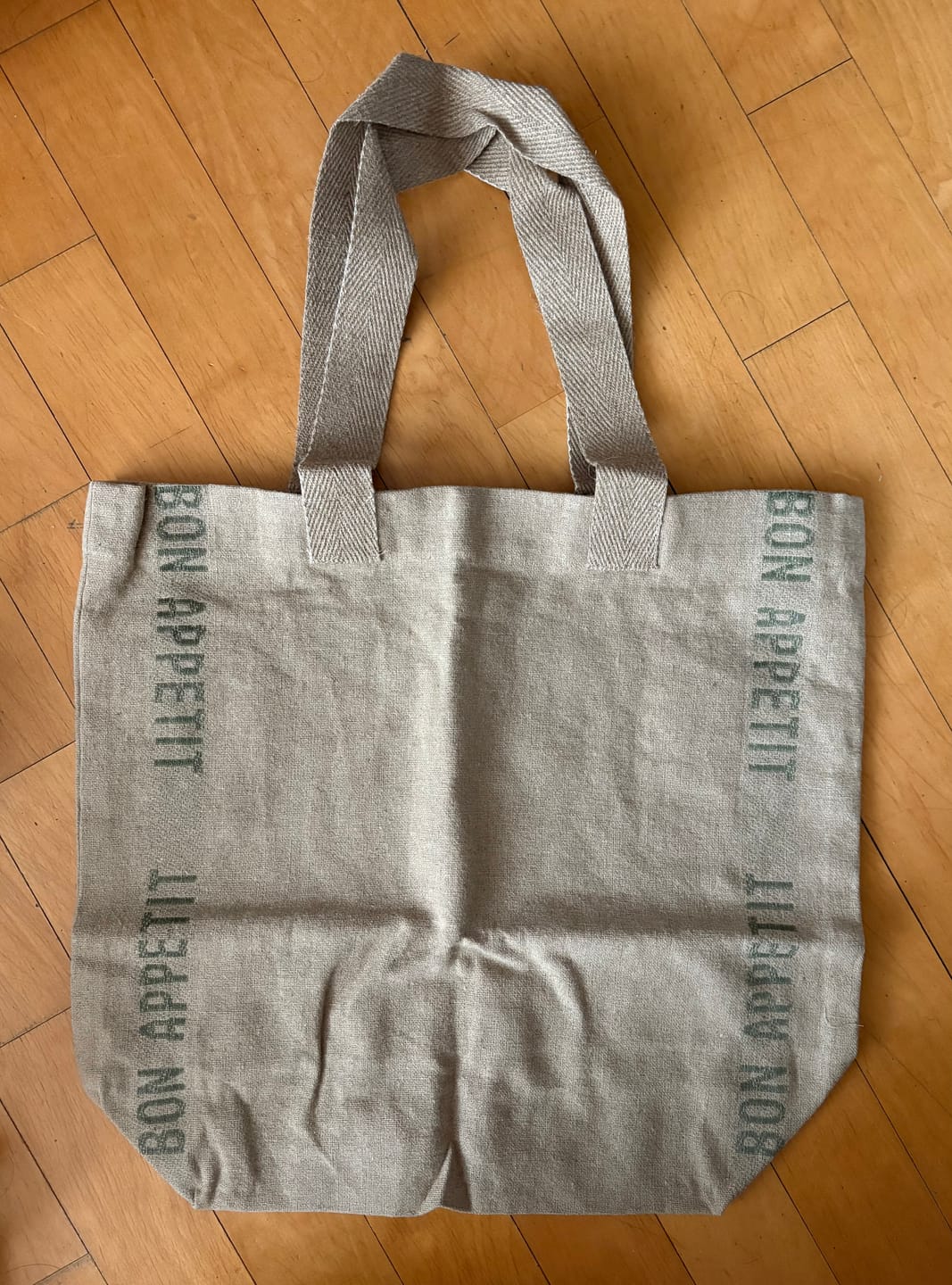 Customer photo review of CHARVET ÉDITIONS Bon Appetit Linen Bag