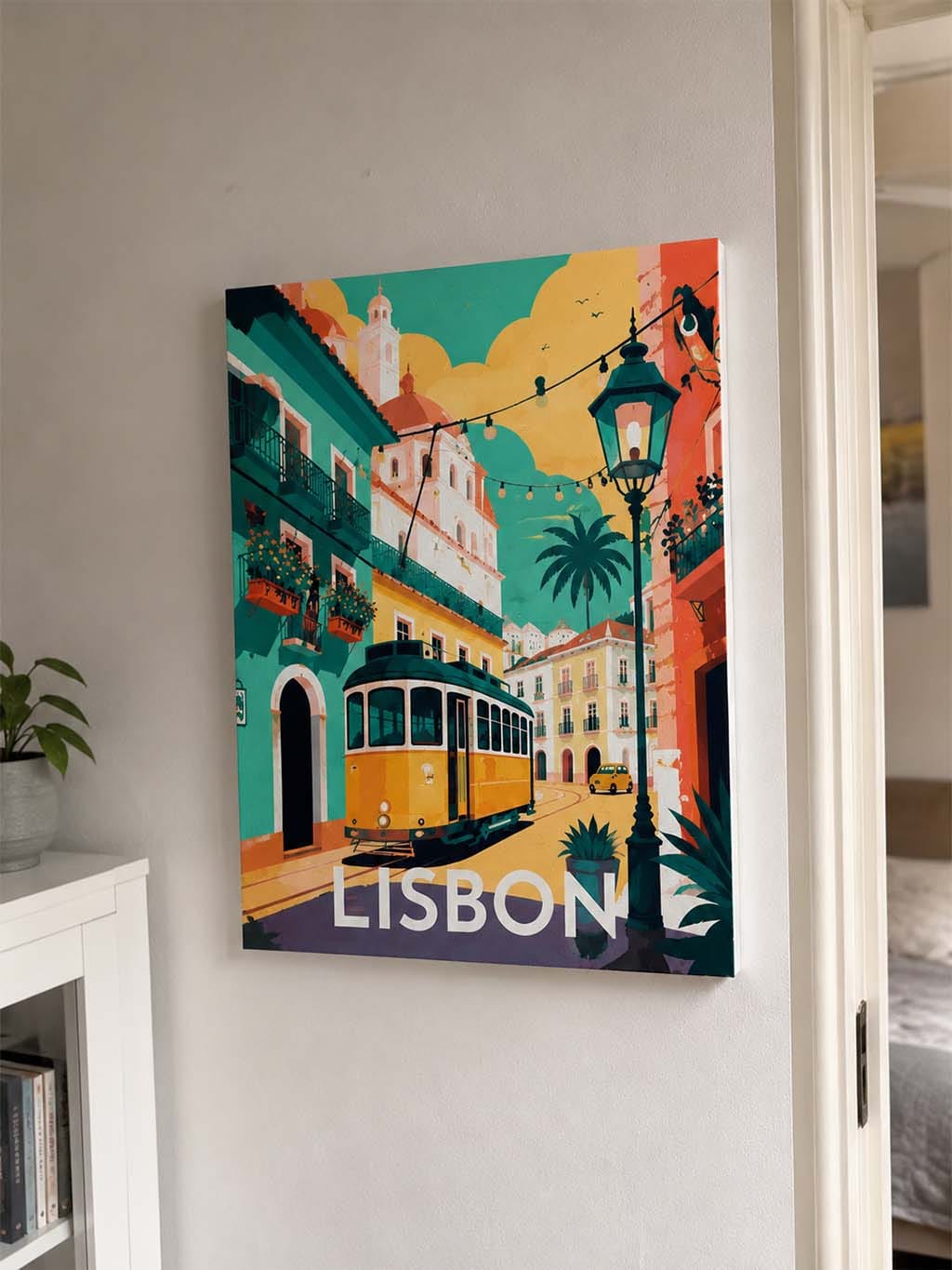 Customer photo review of Affiche Vintage Lisbonne