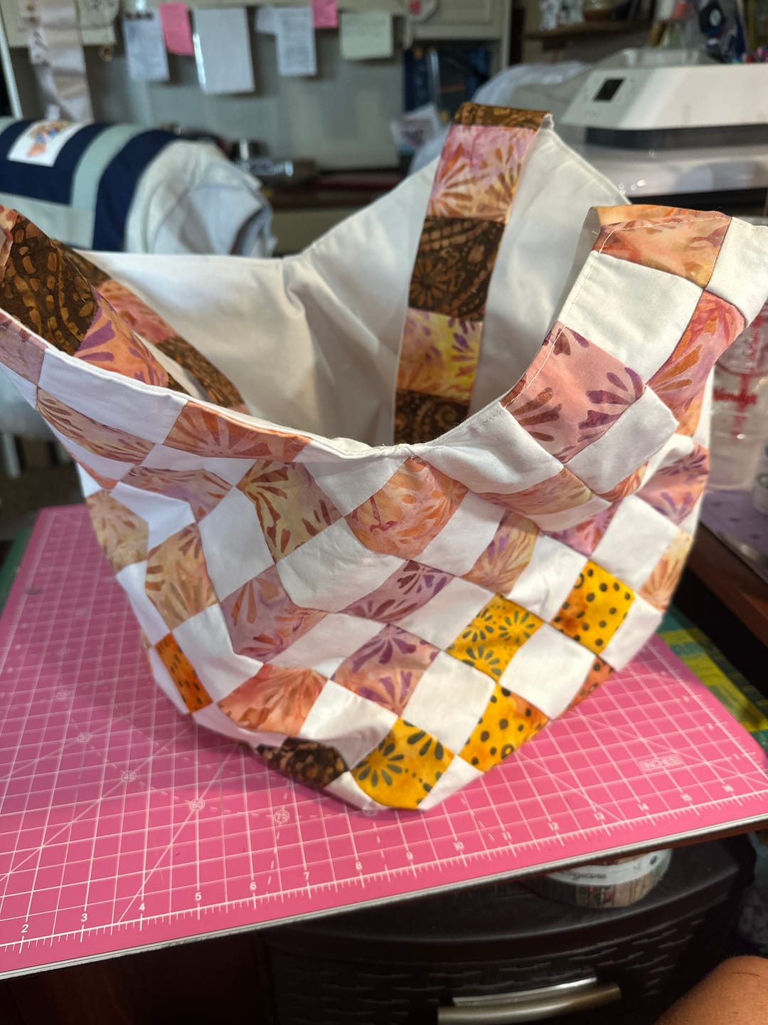 Customer photo review of Bosal Quilter's 2-1/2in Grid Fusible Interfacing