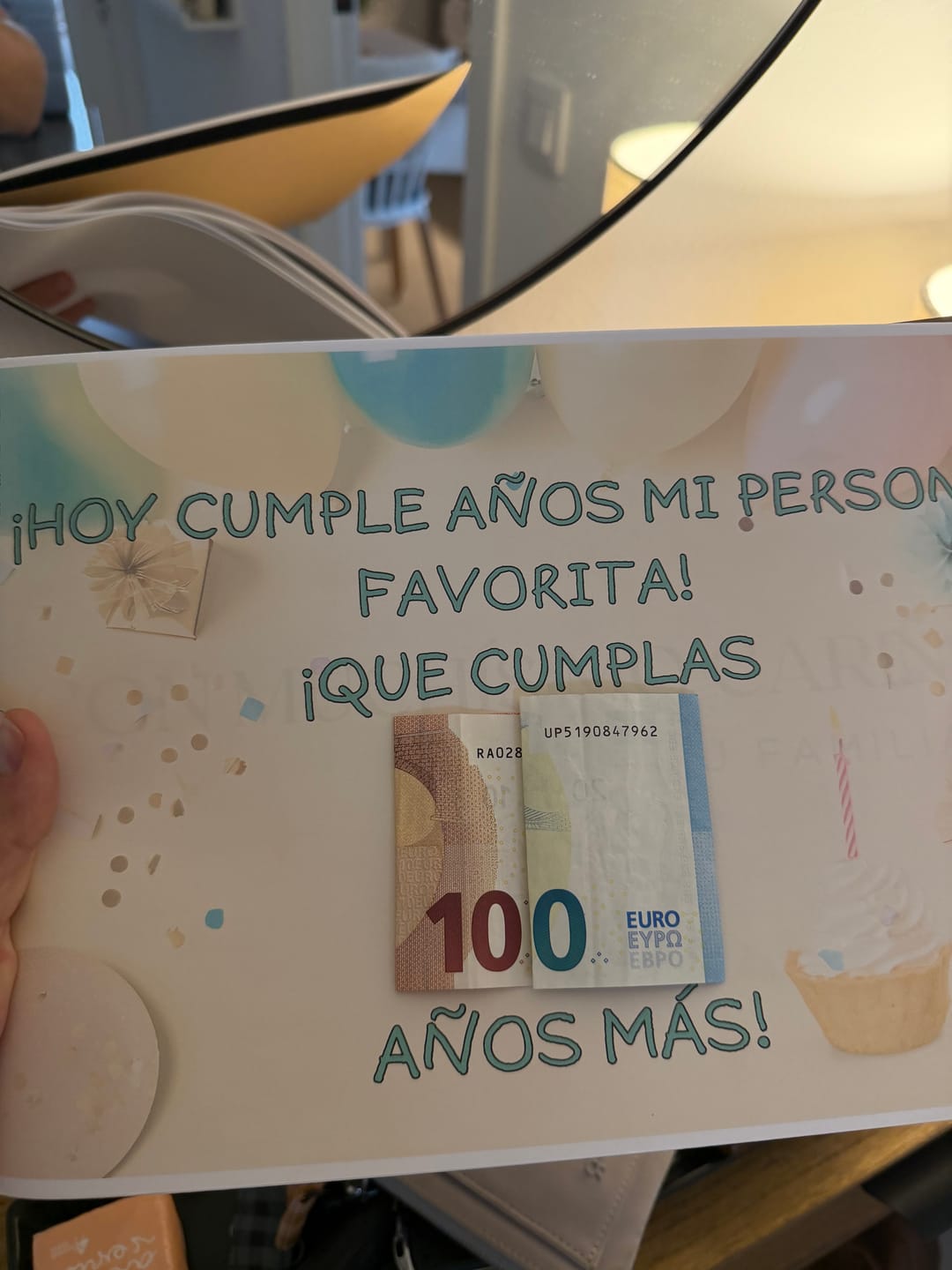 Customer photo review of Álbum Imprimible Feliz Cumpleaños