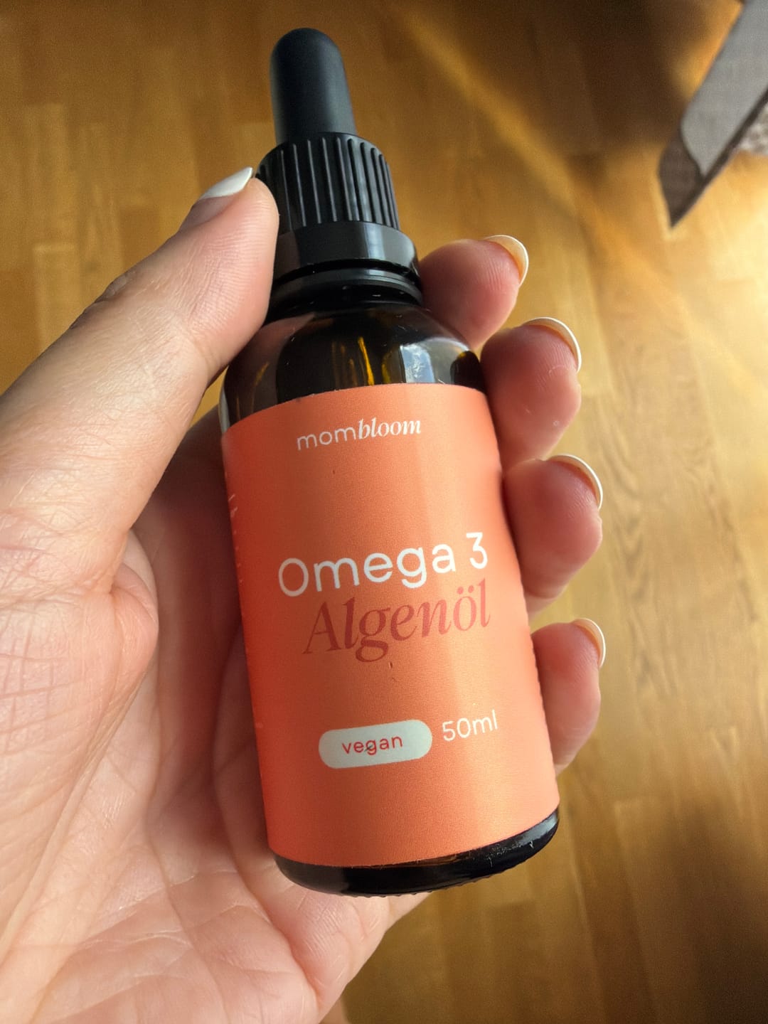 Customer photo review of NEU veganes Omega-3 Algenöl (50ml)