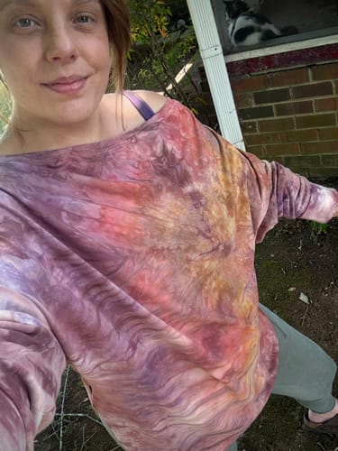 Customer photo review of Kristina Top 'Hand-Dyed'