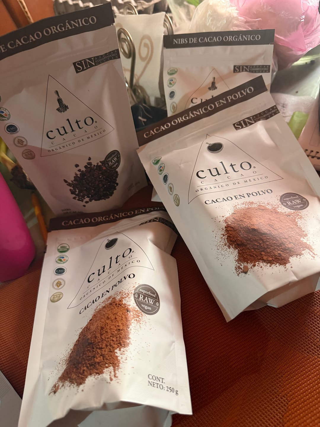 Customer photo review of Cacao Orgánico en Polvo (250gr)
