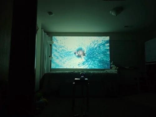 Customer photo review of BookGlow™ - Smart Projector
