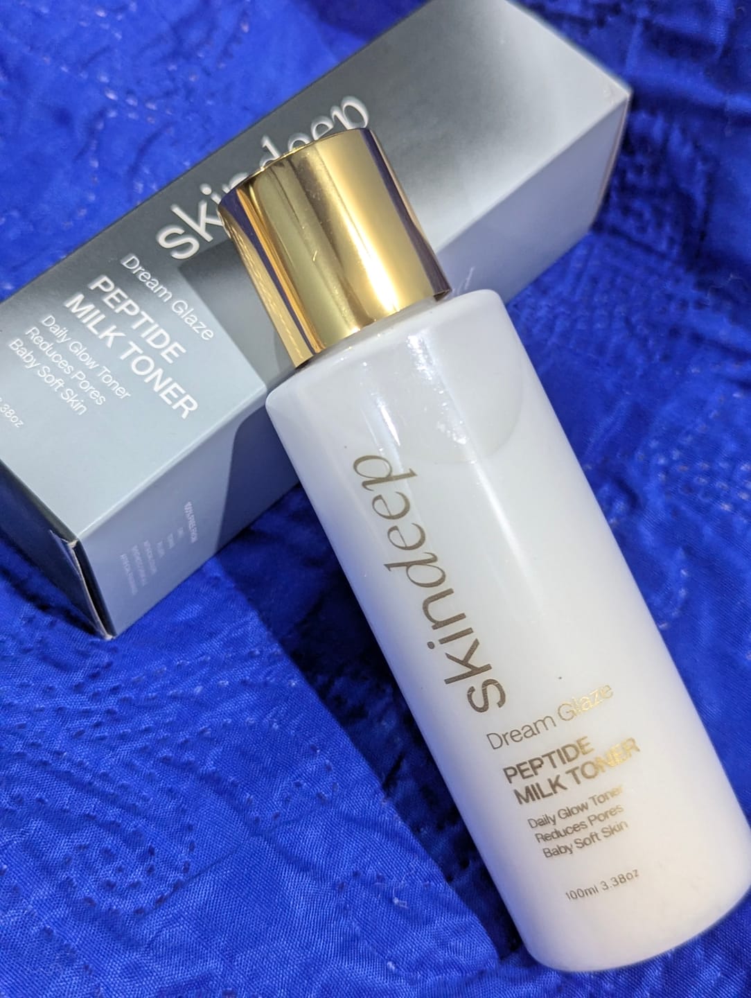 Customer photo review of DREAM GLAZE - Peptide Milk Toner