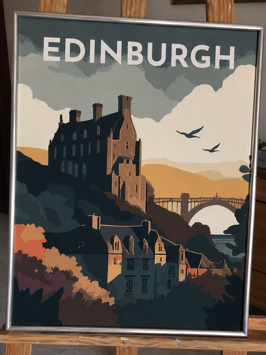 Customer photo review of Affiche Vintage Édimbourg