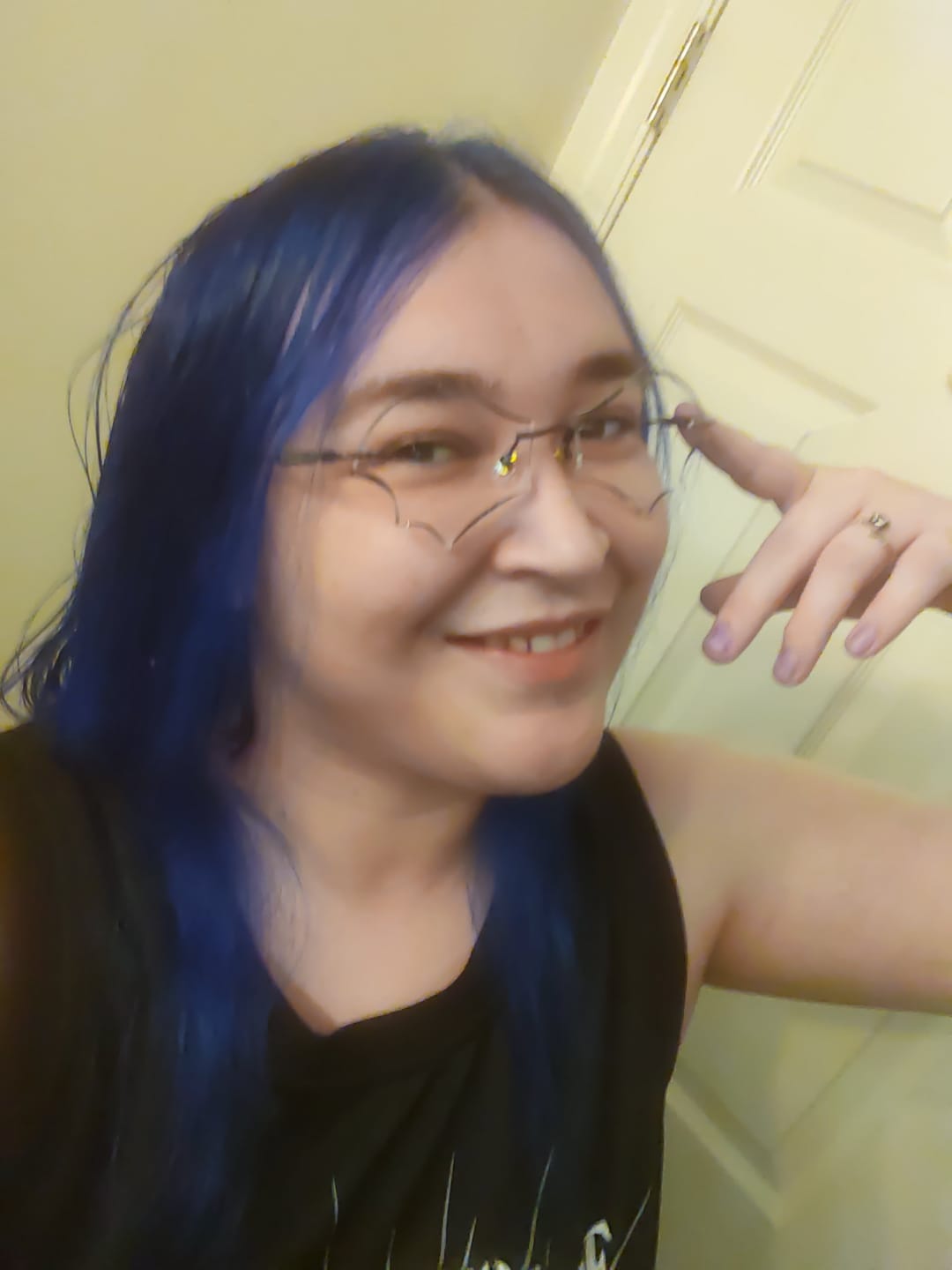 Customer photo review of Batty Eyeglasses
