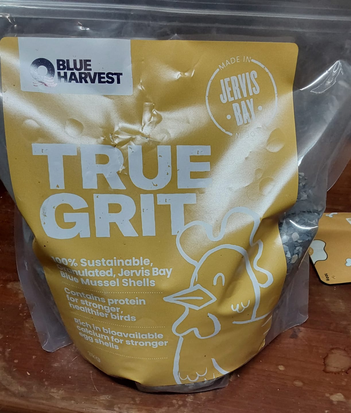Customer photo review of True Grit Shell Grit — 3kg