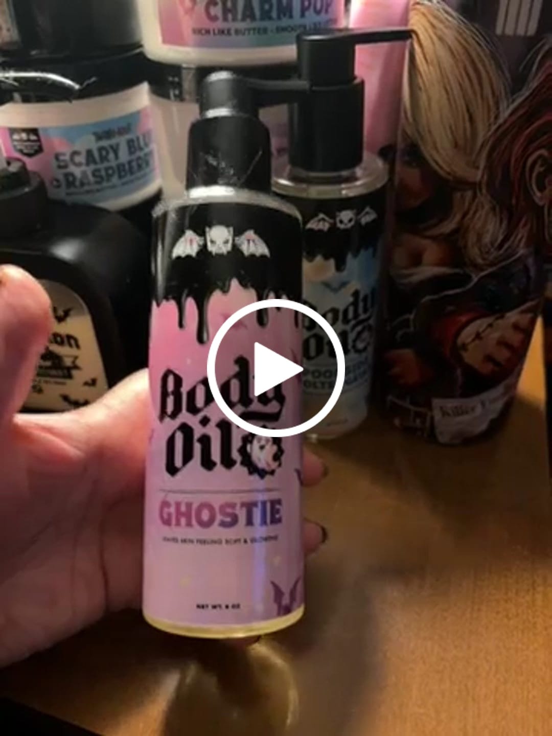 Customer video review of Ghostie Body Oil