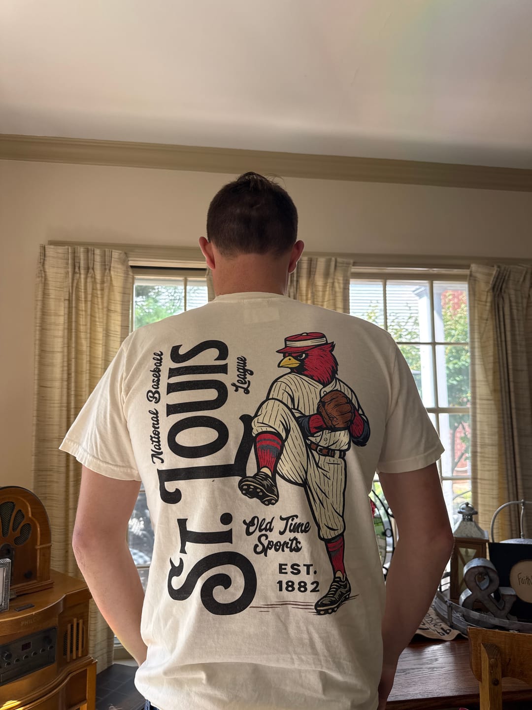 Customer photo review of Old Time St. Louis Baseball T-Shirt