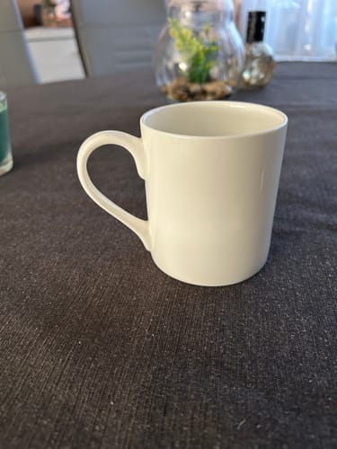 Customer photo review of 230ml (7,8oz) Porseleinen Mok Wit Glans voor sublimatie