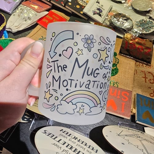 Customer photo review of 330ml (11oz) Mok Frosted voor sublimatie