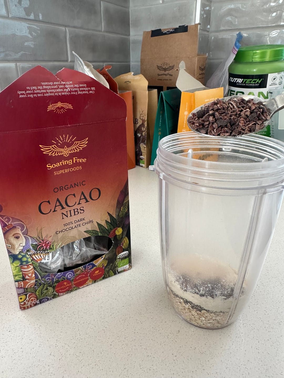 Customer photo review of Organic Cacao Nibs