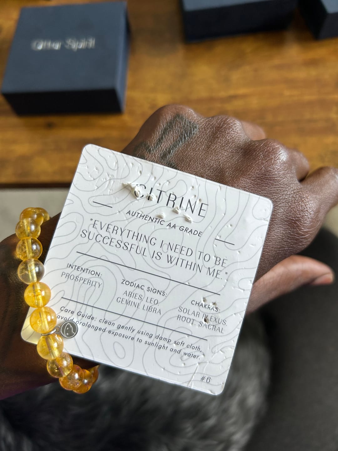 Customer photo review of Citrine Bracelet