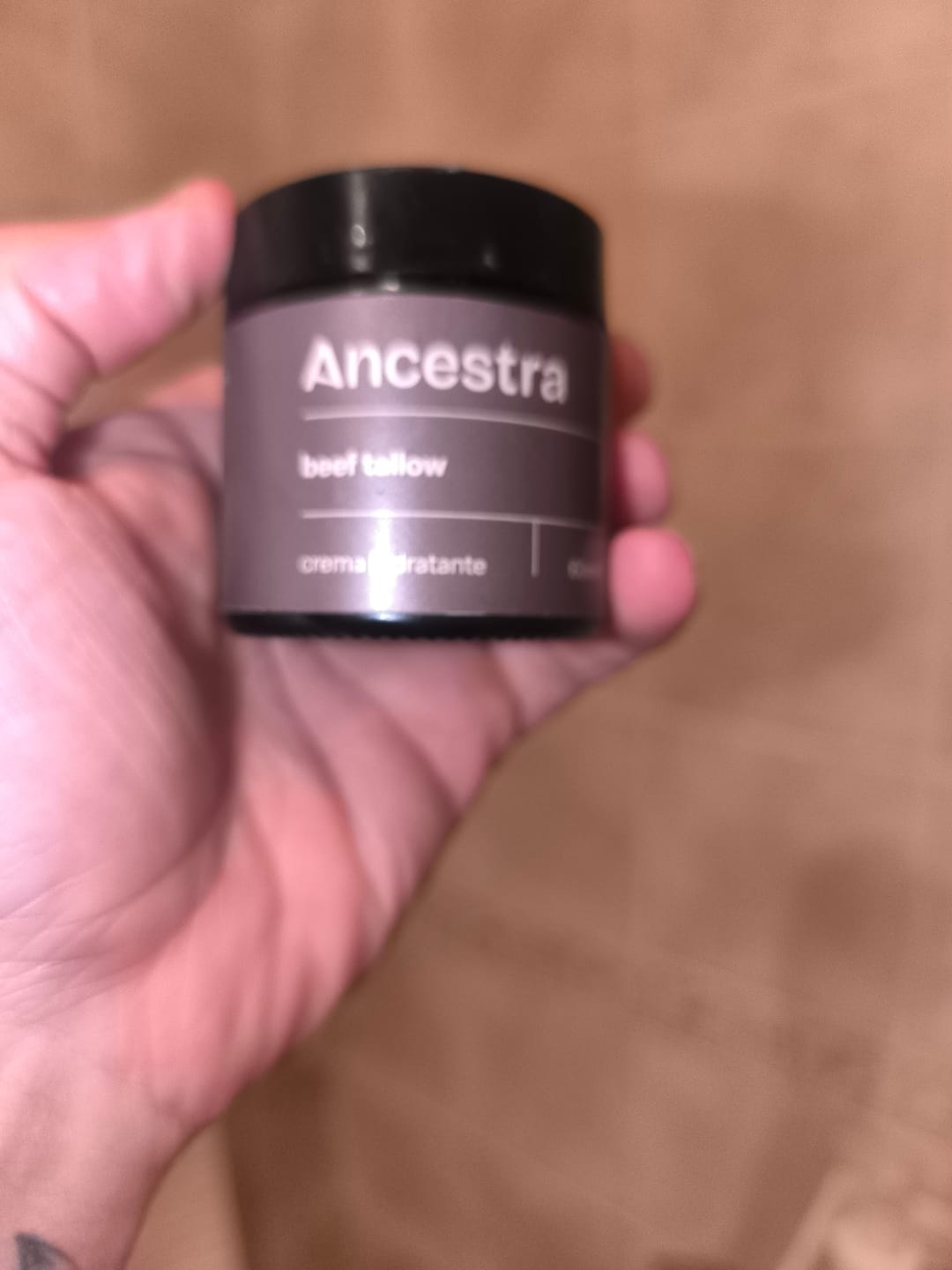 Customer photo review of Crema hidratante
