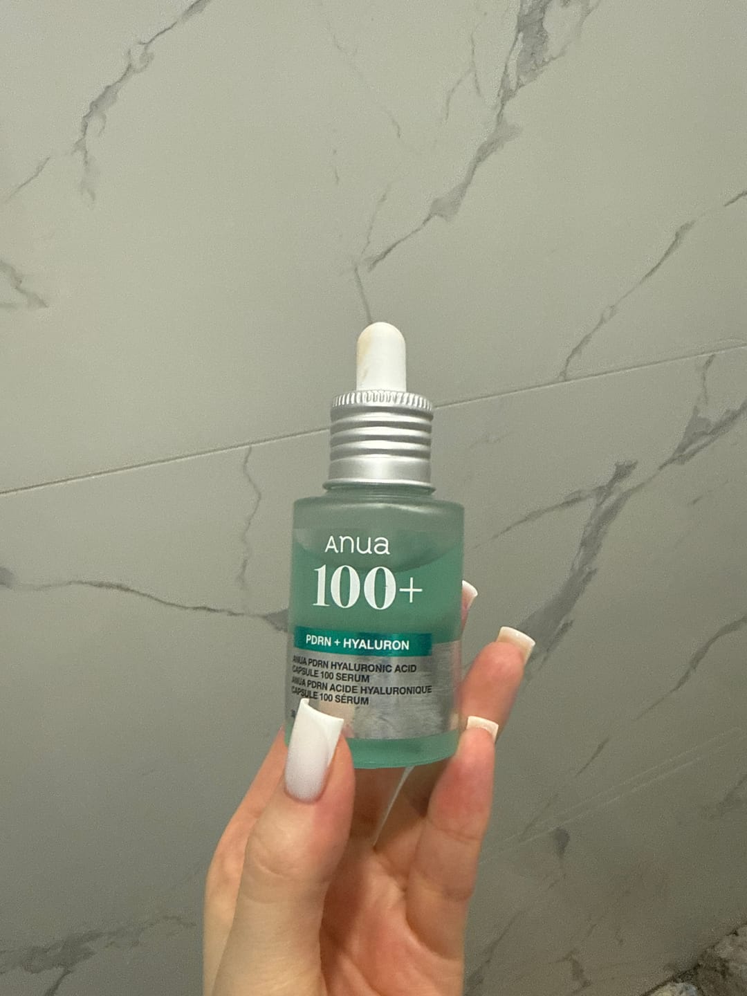 Customer photo review of Serums ar PDRN mirdzuma piešķiršanai ādai Anua PDRN Hyaluronic Acid Capsule 100 Serum