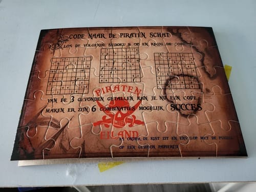 Customer photo review of Puzzel 35 delig voor sublimatie