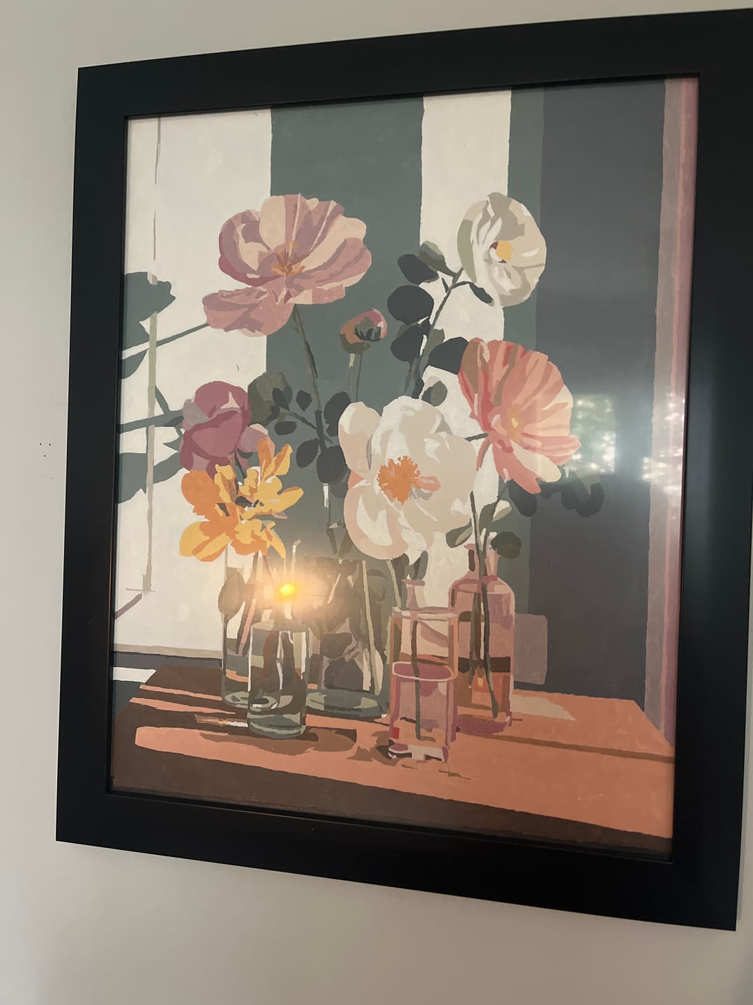Customer photo review of Beauty in glass | Paint by Number